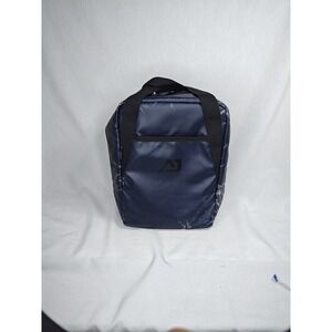 Atley James Blue Square Cooler Lunch Bag‎ Sack Insulated Zip Closure